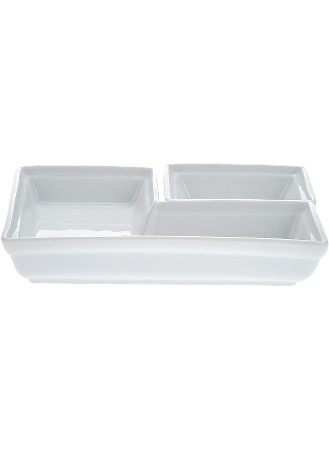 Symphony Snack Dishes - Set of 2, White - Image 3