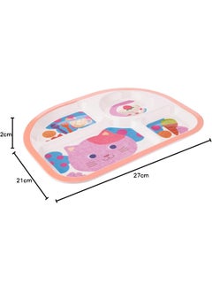 AKDC AKDC M/Mine Kids Plate L(21cm) x W(27cm) x H(2cm) White  - Image 4