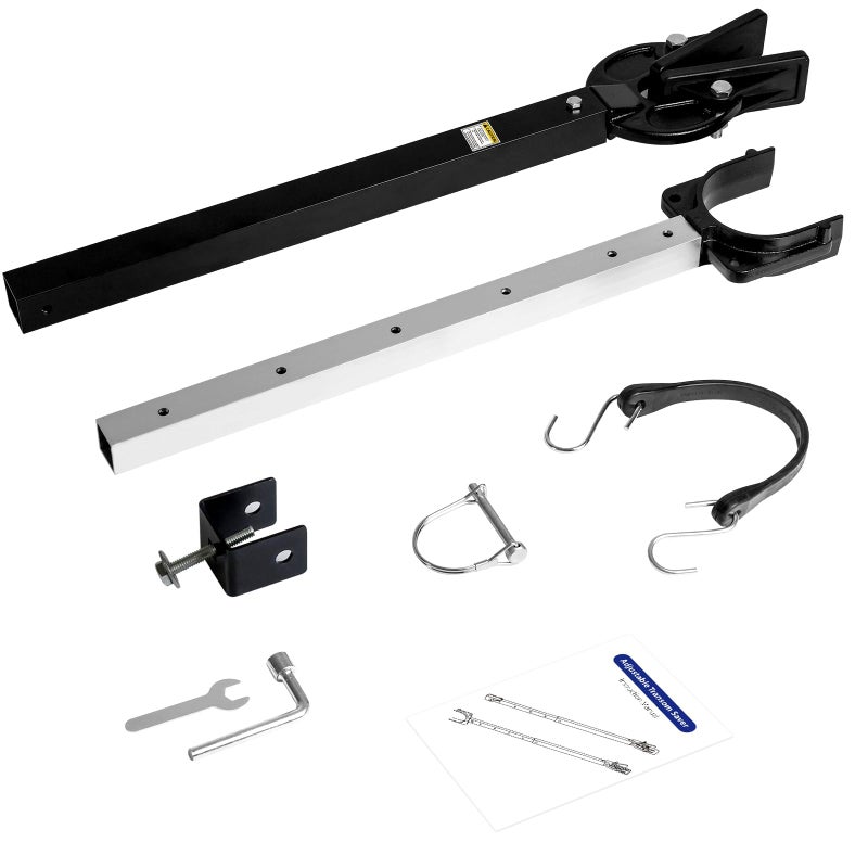 Pextian Boat Transom Saver 23 to 35 Inches Adjustable Boat Motor Support with HeavyDuty Composite Head for Holds Engine Roller and Trailer Mounts - Image 2