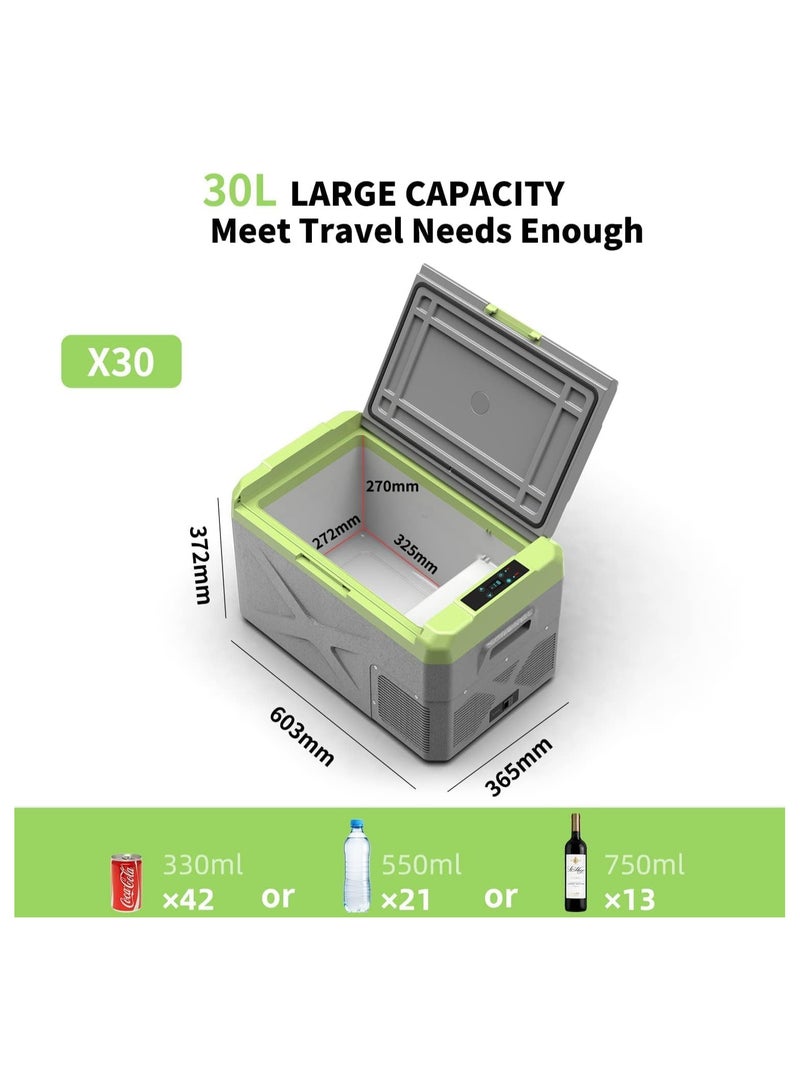 دي إل سي  DLC 30L Car Fridge Freezer Portable Compressor Car Refrigerator-DLC-33530 - Image 2