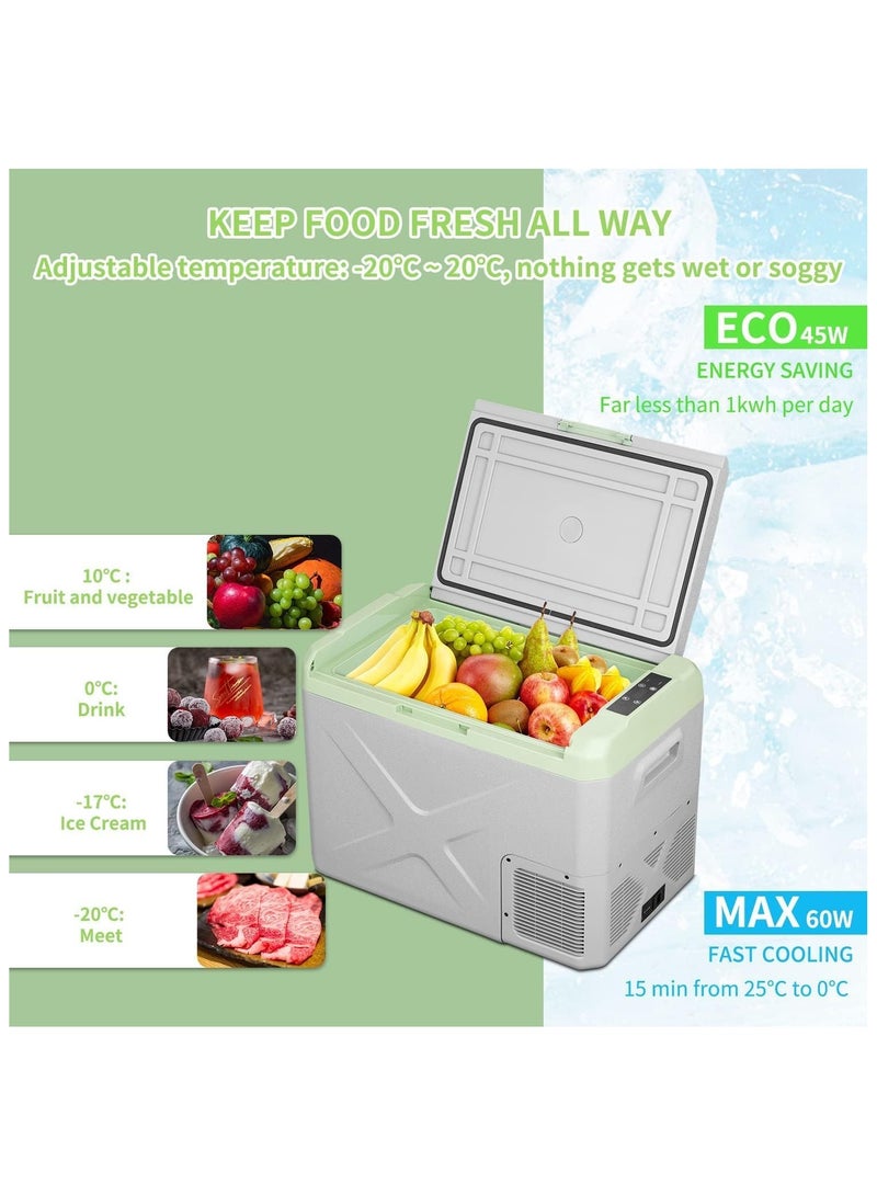 دي إل سي  DLC 30L Car Fridge Freezer Portable Compressor Car Refrigerator-DLC-33530 - Image 5