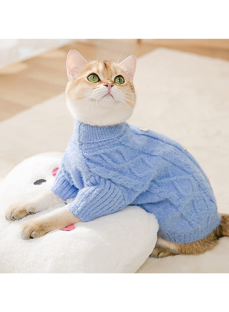 SYOSI SYOSI, Dog Sweater, Pet Clothes, Imitation Mink Velvet Jumper, Puppy Cat Warm Knit Sweatshirts for Doggy Chihuahua Cute Small Medium Breed Pets (M) - Image 4