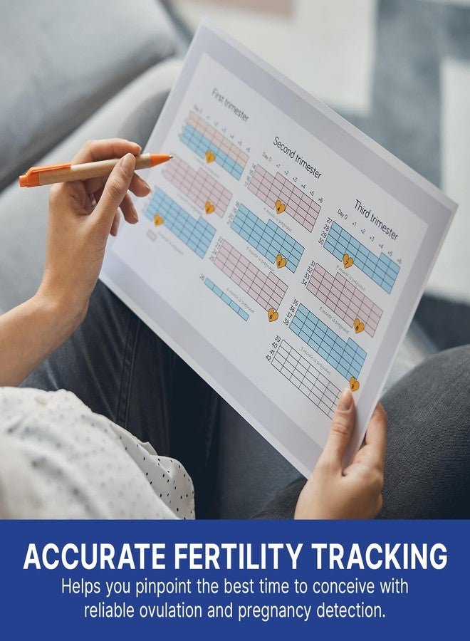 CorDx Ovulation + Early Detection Pregnancy Test Combo, Fertility and hCG Level Tracker Strips for Family Planning, Easy At Home Urine Testing, Clear and Fast Result with Over 99% Accuracy, 70 Tests - Image 4
