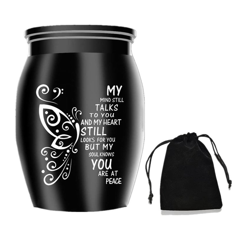Aprllolg Small Keepsake Urns for Human or Pet Ashes 157 Inch Mini Cremation Urns for Ashes Stainless Steel Memorial Ash Holder