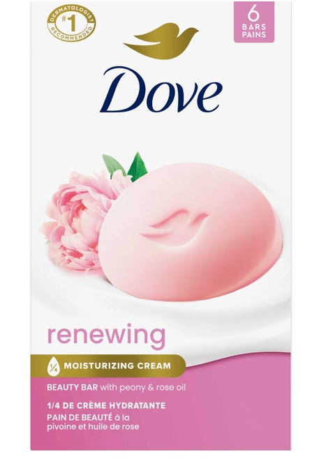 Dove Bar Sweet Cream & Peony ( 6 Pack )
