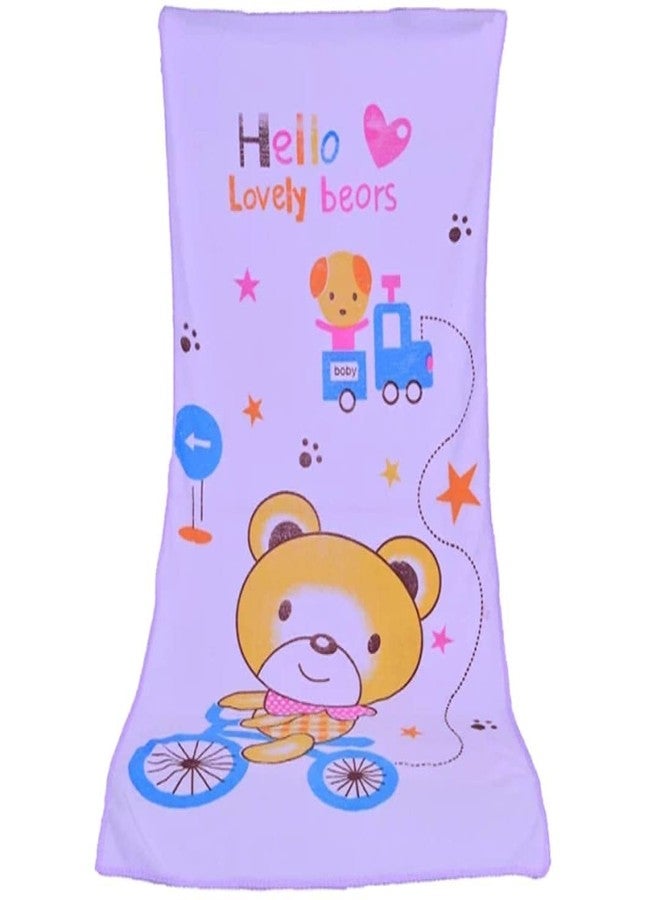 ZAPLES Cotton Cloth Baby Washcloth for New Born Extra Soft Face Towels Reusable bath towels for Kids/Toddlers/Infants/Babies (Assorted Colours & Prints) (Large, Pack of 2 Towel) - Image 2