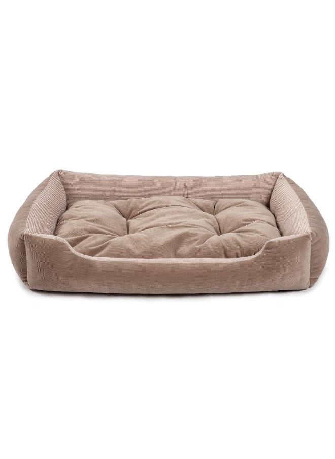 Moro Moro Large Square Pet Bed – Plush & Supportive for Dogs and Cats 