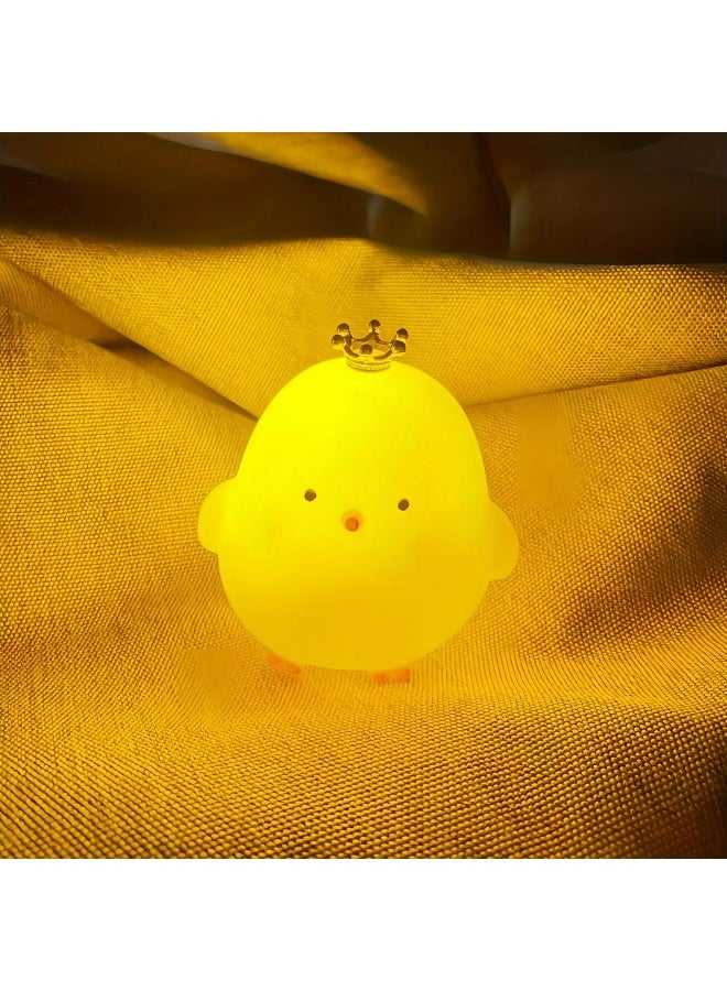 Goolsky Charming Chicken Night Light - Soft Glow, Battery-Powered (No Plug Needed), Perfect for Bedroom, Office Decor & Gifts - Image 4