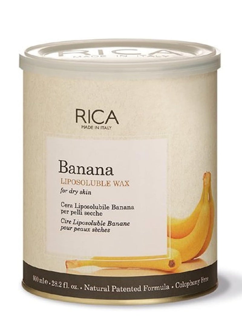 ريكا شمع ريكا القابل للذوبان في الدهون - شمع الموز للبشرة الجافة 800 جرام - Image 1