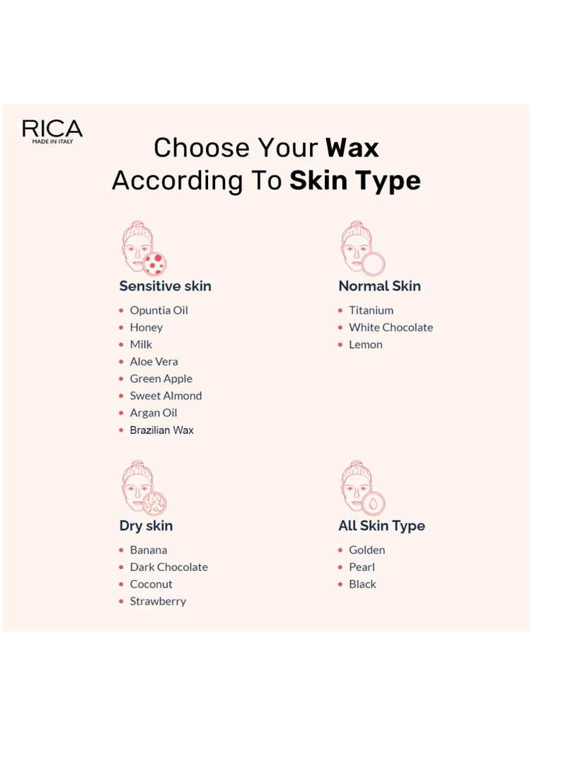 ريكا شمع ريكا القابل للذوبان في الدهون - شمع الموز للبشرة الجافة 800 جرام - Image 4