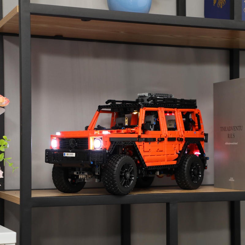 بريكسماكس طقم إضاءة  لسيارة ليغو مرسيدس-بنز G 500 خط احترافي - إضاءة LED متوافقة مع مجموعة بناء ليغو 42177 تكنيك G-واجن - مجموعة ليغو غير مدرجة - Image 2
