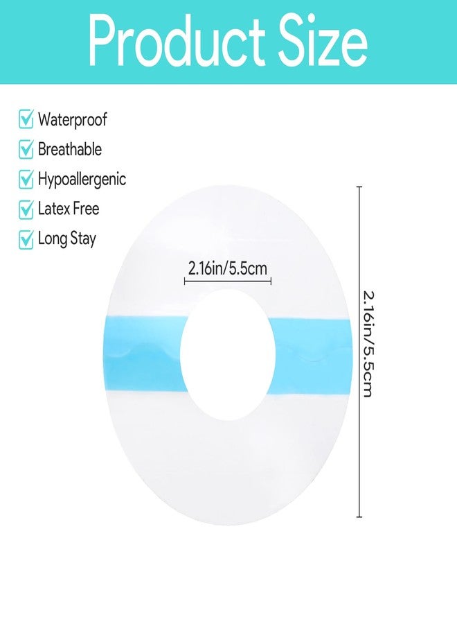 Suohheh 60PCS Sensor Covers for Libre 3, Transparent Waterproof and Sweatproof Pre-Cut Adhesive Patches for Freestyle Libre 3 CGM Overatches, Long-Lasting Flexible CGM Sensor Covers Stickers Adhesive Tape - Image 2