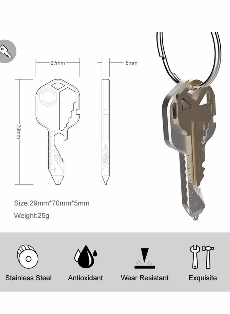 KASTWAVE Multifunction Tool, Keychain Multitool, 24 in 1 Key Tool - Image 4