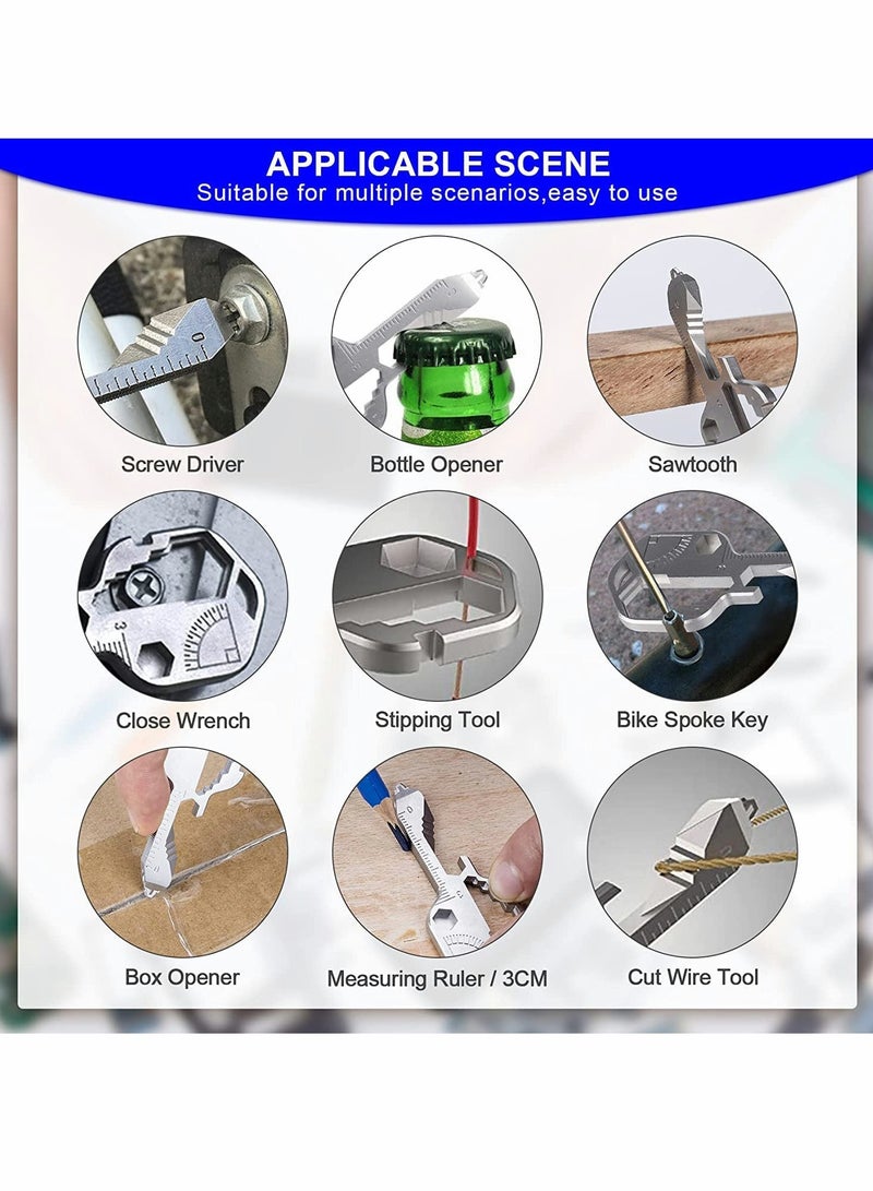 KASTWAVE Multifunction Tool, Keychain Multitool, 24 in 1 Key Tool - Image 3