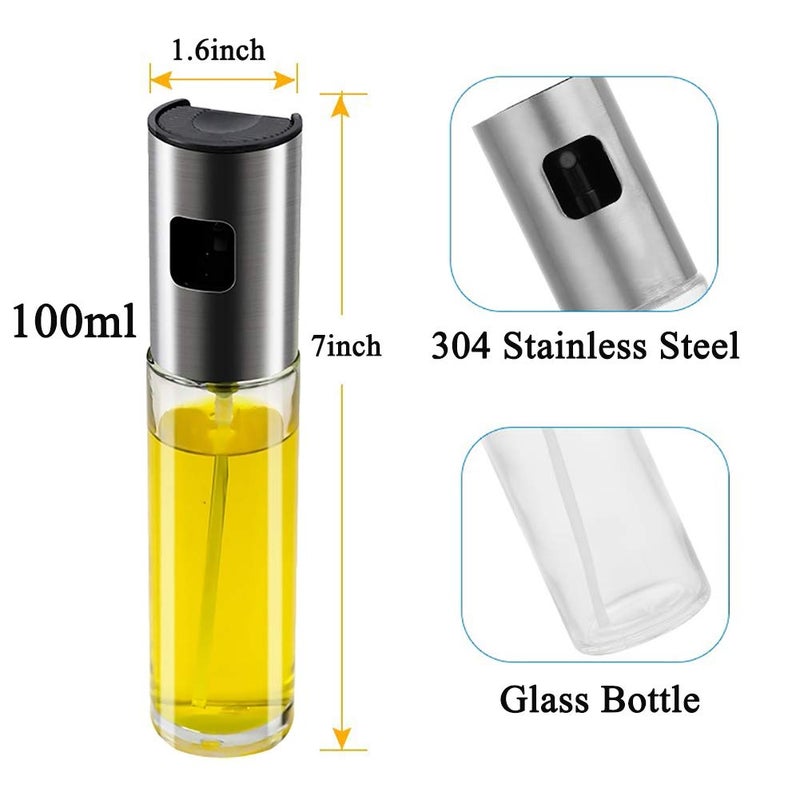 ZEREOOY Oil Sprayer for Cooking Olive Oil Sprayer Mister for Air Fryer Vegetable Vinegar Oil Portable Mini Kitchen Gadgets for Baking,Salad,Grilling,BBQ,Roasting(1 Pack) - Image 3