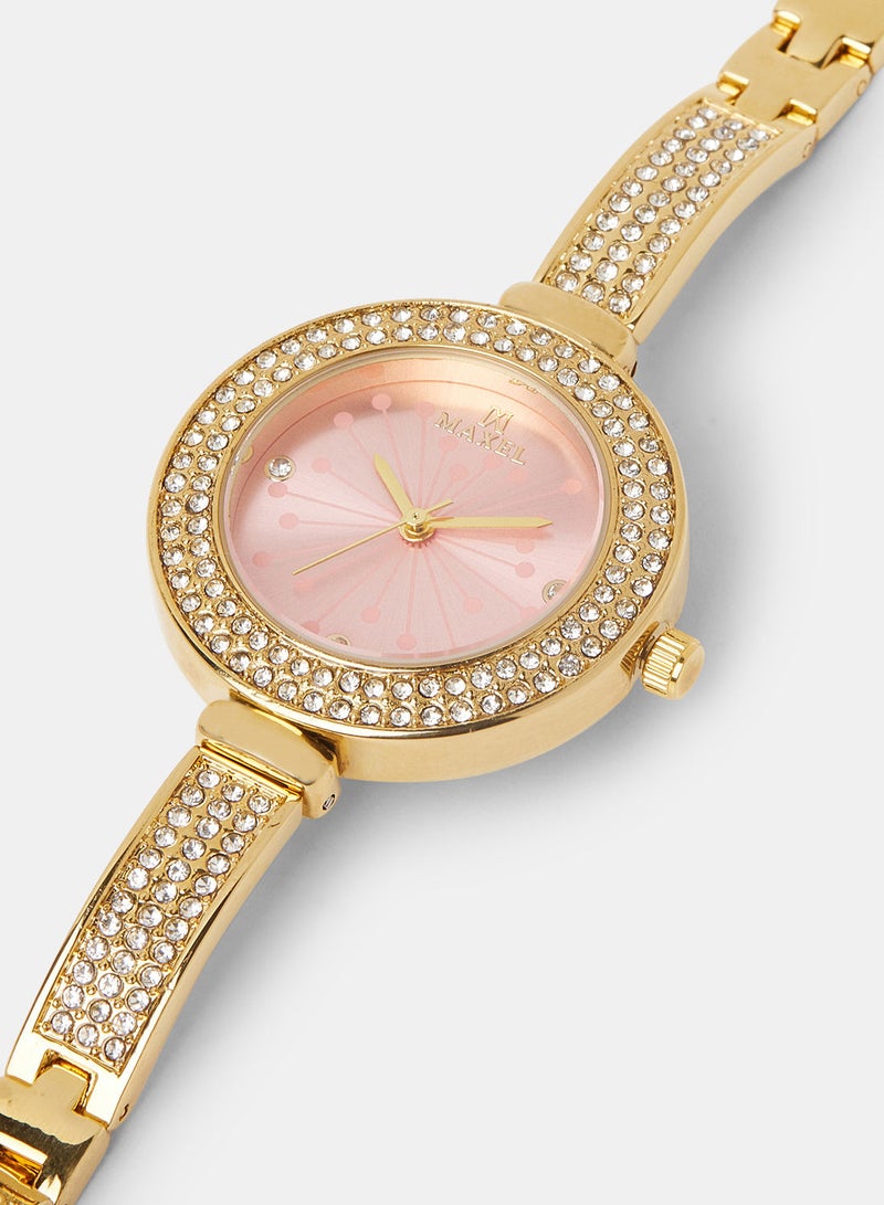 Maxel Retro Analog Wrist Watch MX374 - 28mm - Image 2