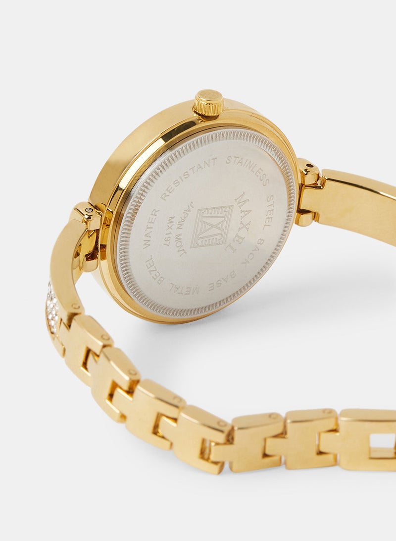 Maxel Retro Analog Wrist Watch MX374 - 28mm - Image 4