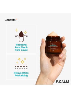 P.CALM Retinolagen Ampoule Shot Cream 60Ml Vegan Pore Tightening Facial Moiturizer With Retinol Vegan Collagen Pha Bakuchiol For Sensitive Skin Korean Skincare  - Image 2
