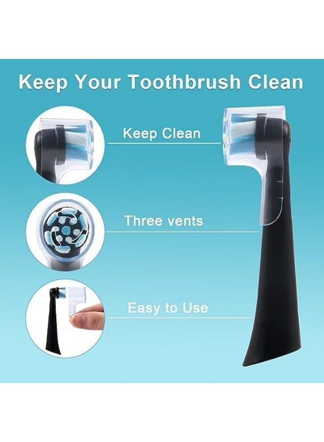 6 Pcs Toothbrush Head Holder Covers, Acrylic Dustproof Toothbrush Protective Case, Toothbrush Head Protector Shell for Travel Home Office Camping School (Colorful) - Image 4