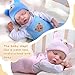 ADFO Lifelike Reborn Baby Dolls Twins 17 inch Soft Vinyl Baby Dolls Realistic Newborn Real Life Baby Boy Girl Dolls with Clothes and Toy Gift for Kids Age 3 - Image 3