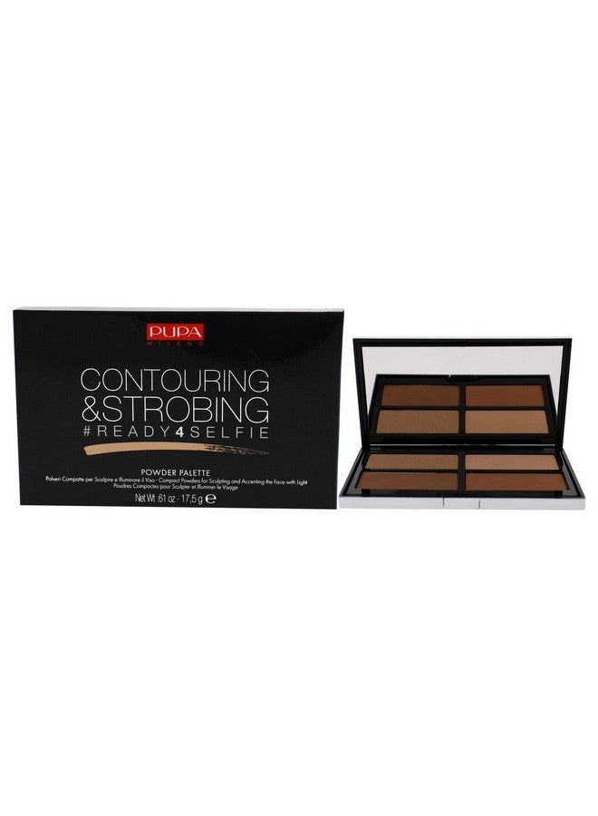 PUPA Milanoready4Selfie Contouring And Strobing Powder Palette Illuminates And Sculpts The Face Minimizes Blemishes Provides A Smooth And Natural Look Paraben Free 002 Medium 0.61 Oz - Image 1