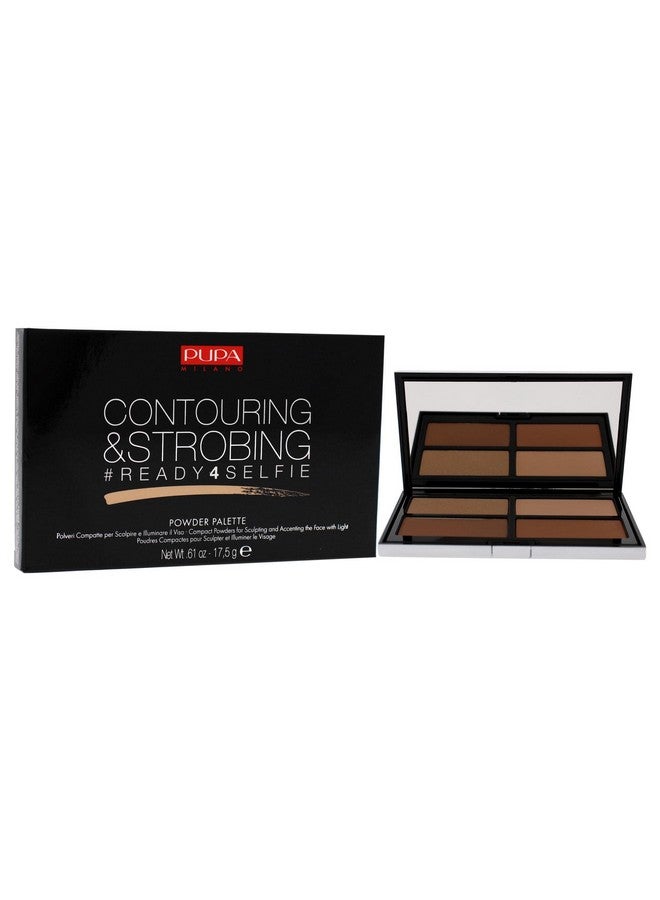 PUPA Milanoready4Selfie Contouring And Strobing Powder Palette Illuminates And Sculpts The Face Minimizes Blemishes Provides A Smooth And Natural Look Paraben Free 002 Medium 0.61 Oz - Image 4