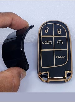 5 Buttons Silicon Car Key Cover For Jeep Dodge Chrysler