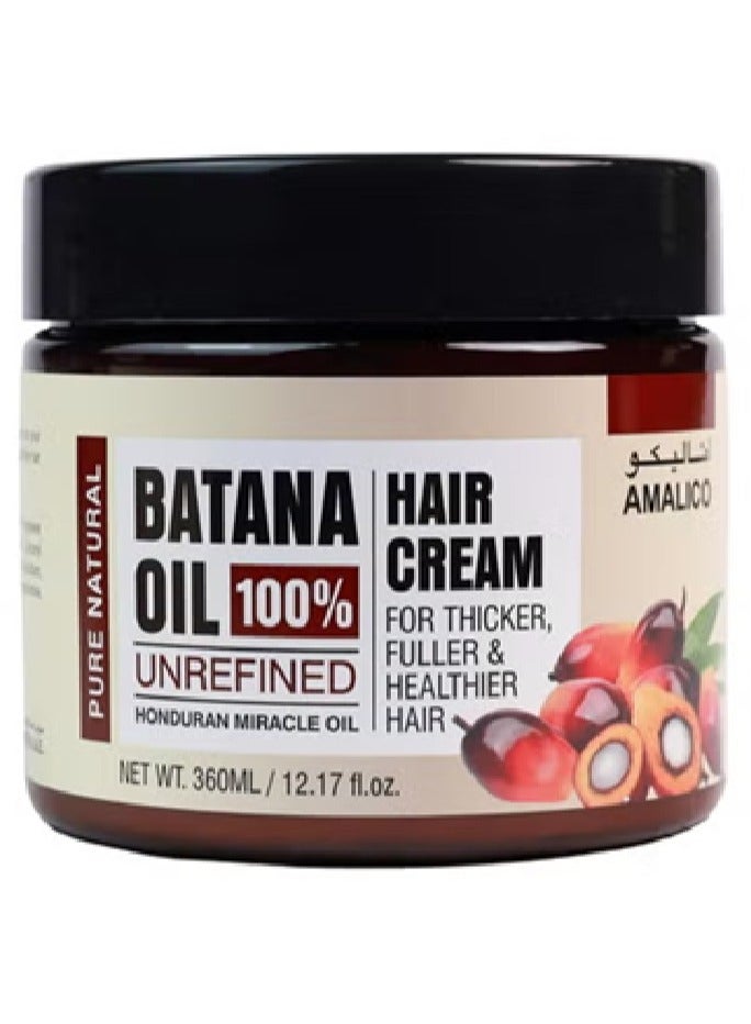 AMALICO Batana Oil 100% Unrefined Hair Cream 360ml - Image 1