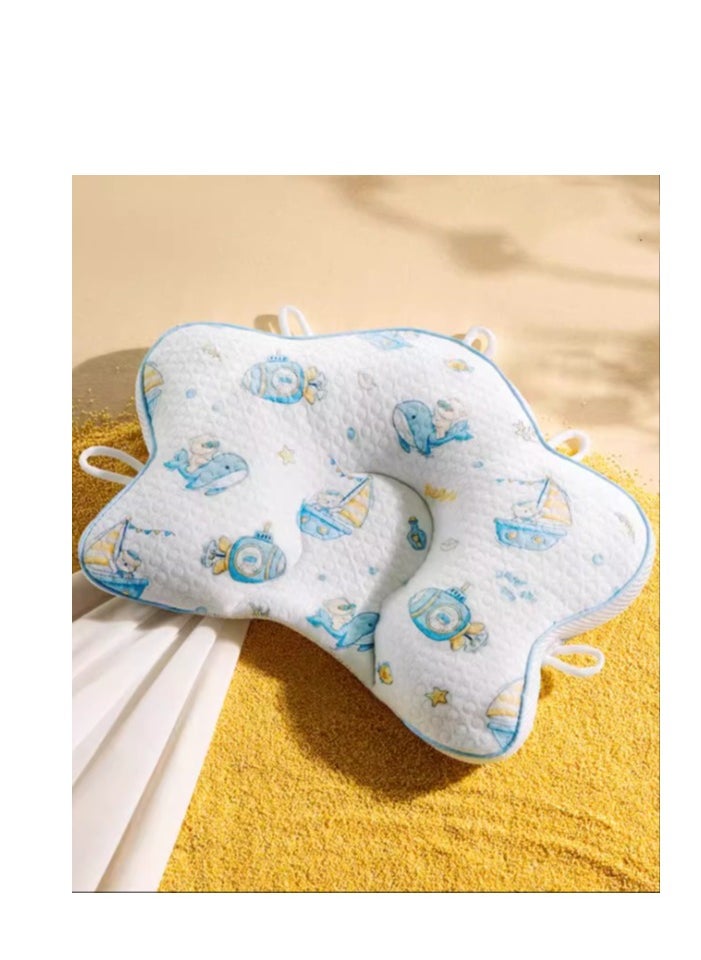 Moore Rabbit 7A Antibacterial Maternal and Child Grade Shaped Pillow Round Head Shaped Pillow for Babies and Infants  - Image 2
