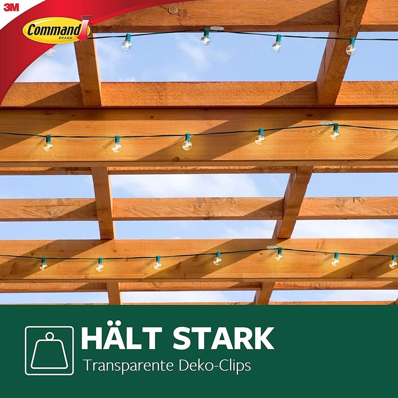 Command 17017AW Outdoor Decorative Utility Clip, No Residue, Virtually Invisible, 8 Strips Size: S - Image 3