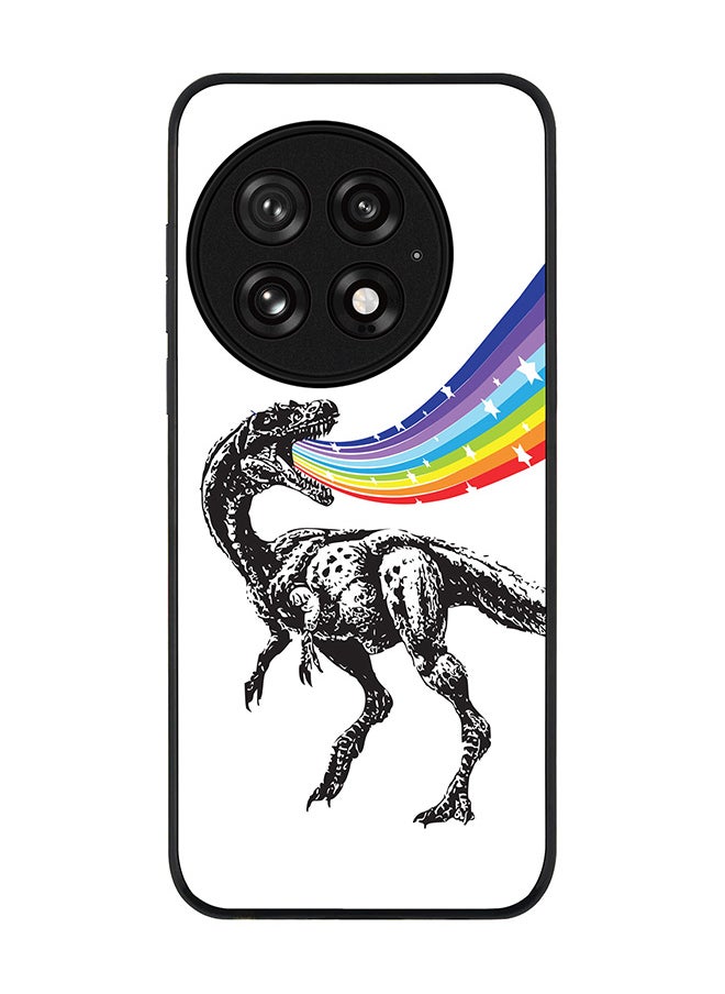 Stylizedd For OnePlus 13 5G Case,Slim fit Camera Protection, Shockproof Thin Phone cover  - Rainbow Dino  - Image 1