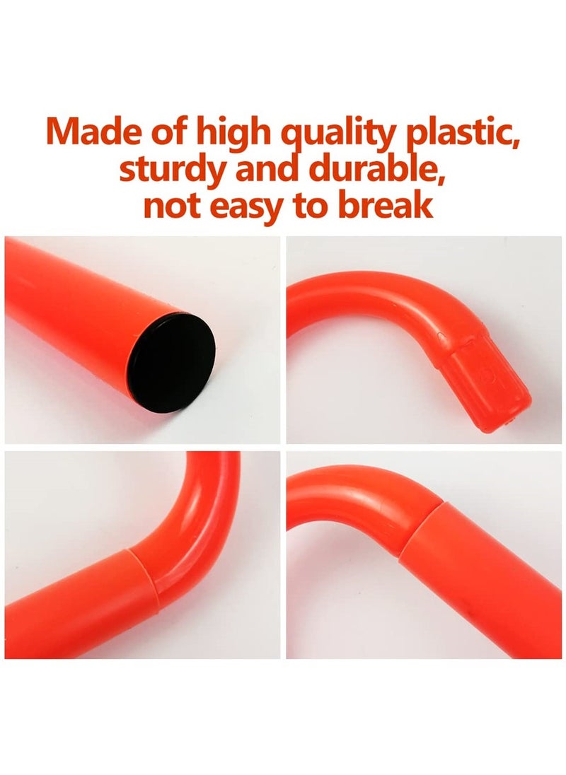 KASTWAVE - Agility Speed Training Hurdles, 4 Pack Detachable Agility Training Hurdles, Football Training Equipment, Foldable for Jumping, Racing, Obstacle Courses, PE Classes,Soccer,Track & Field & More - Image 1