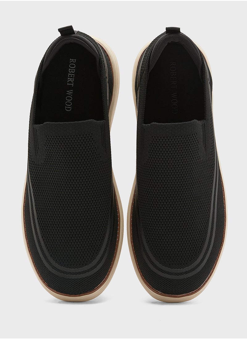 Robert Wood - Casual Knitted Slip Ons - Image 1