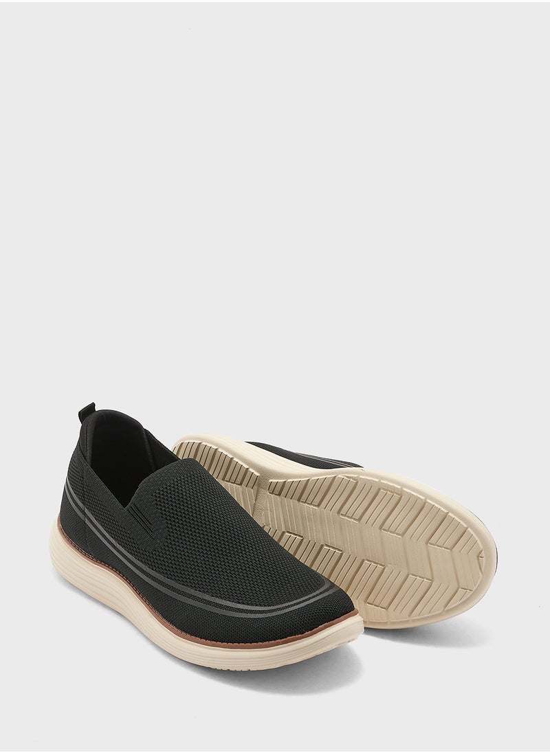 Robert Wood - Casual Knitted Slip Ons - Image 1