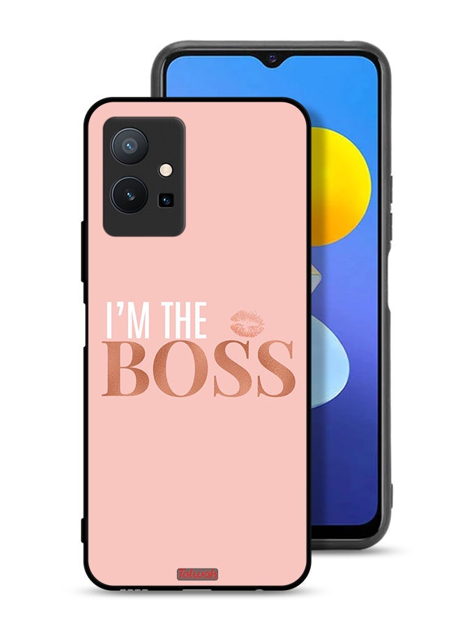 Tolwak Vivo Y75 5G Protective Case Cover I Am The Boss - Image 1