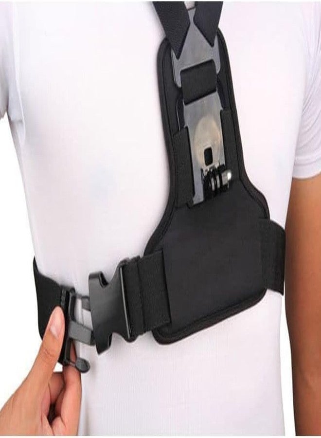 Action Pro Universal Adjustable Chest Harness Strap Mount Compatible with GoPro Hero 13/12/11/10/9/8/7/6/5/4/4S/3+/3/2/1 SJCAM YI 4K Eken Noise Play - Image 2