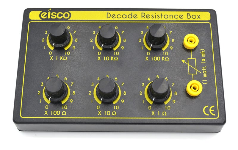 صندوق مقاومة EISCO 6 عقود متغير من 01111110 أوم