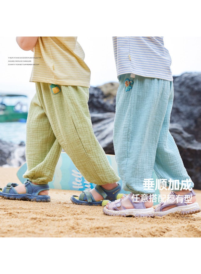 Doodle Home kids' Sports Pants Summer Boys' Shorts Lightweight Girls' Mosquito-proof Pants Infant & Toddler Clothing - Image 4