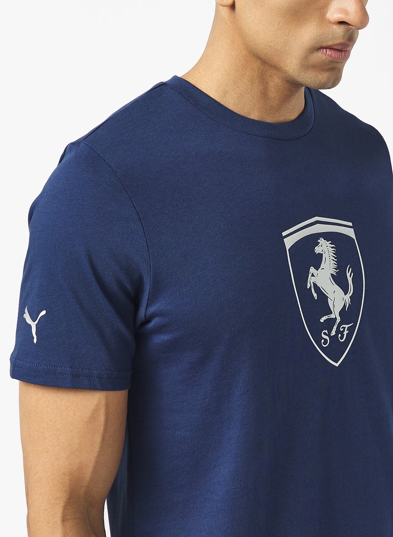 PUMA Ferrari Sportswear Tonal Shield T-Shirt - Image 3
