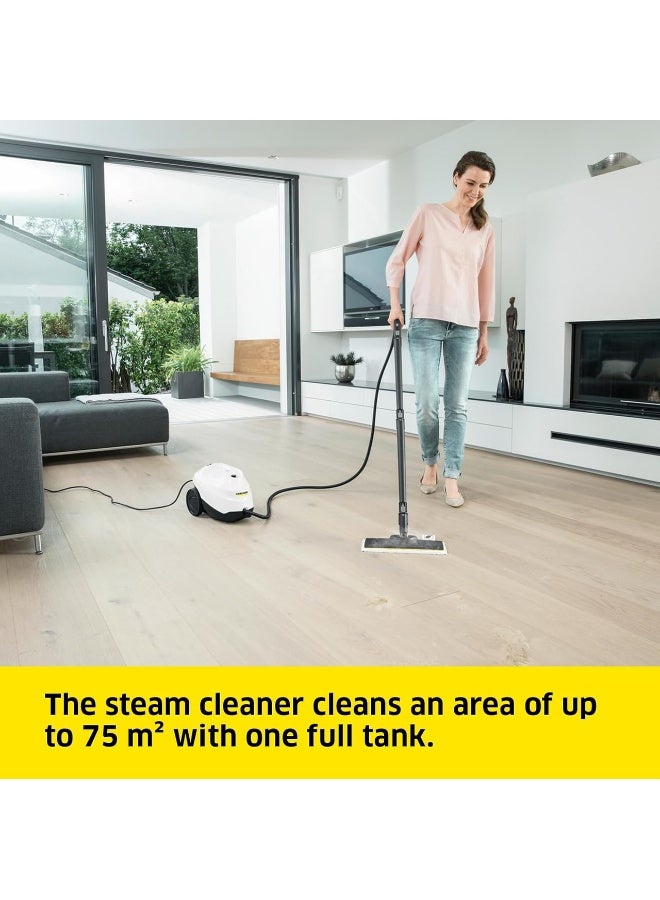 KARCHER SC 3 EasyFix Steam Cleaner – 1900W Fast Heat-Up Steam Cleaning Machine with Continuous Refill Tank for Home and Floor Cleaning 1900 W 77CBLBSG White/Black - Image 3