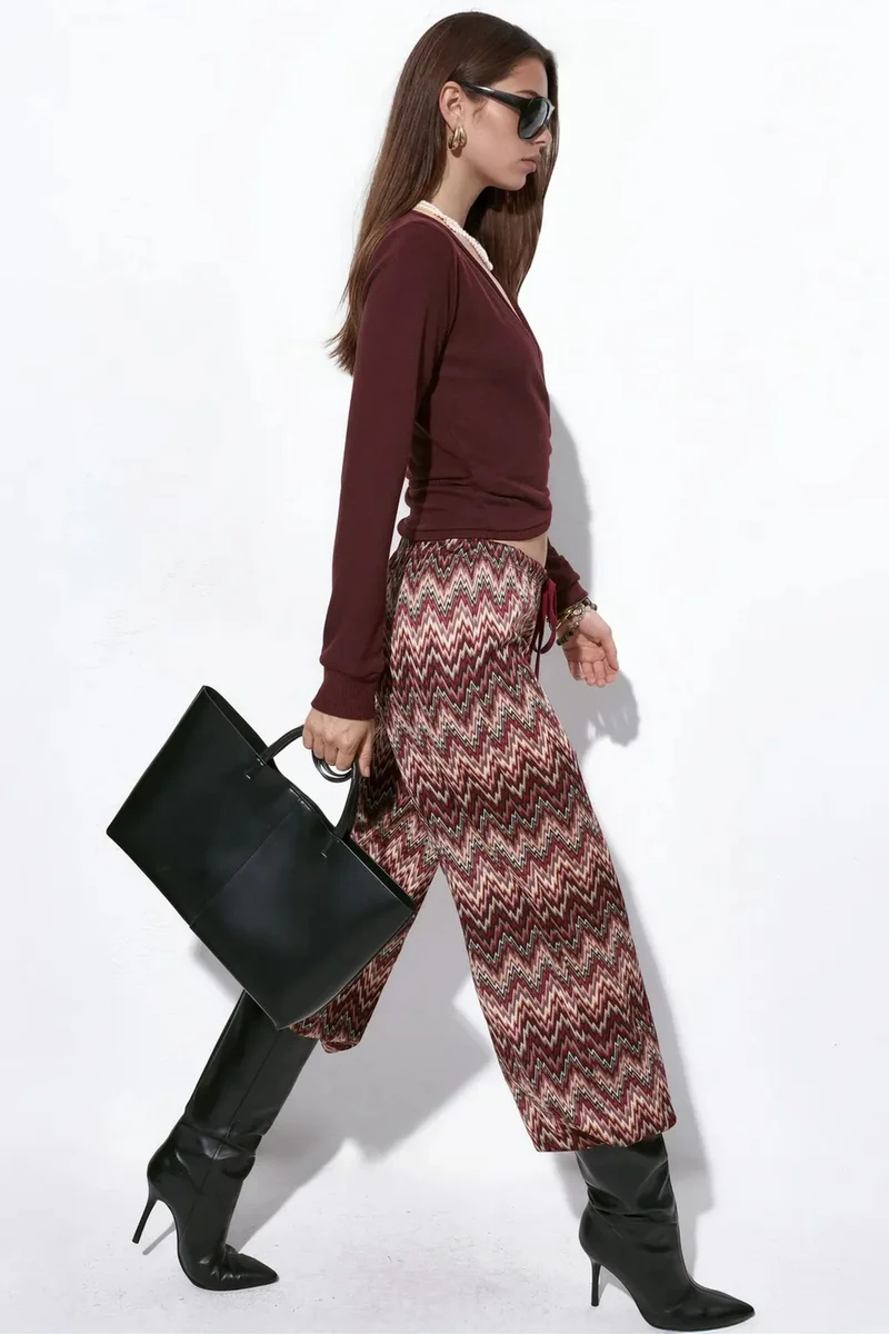 BUSEM Belted Ribbed Knit Cardigan
