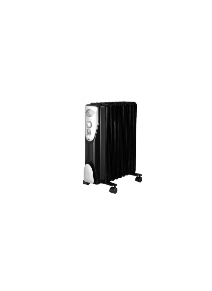 Jac Jac Oil Heater, 9 Fins, 1500 Watt, Black, NGH-329B 