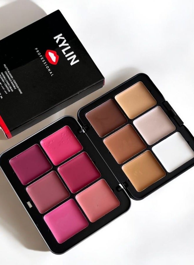 كايلين باليت أحمر خدود وكونتور كريمي - Image 2