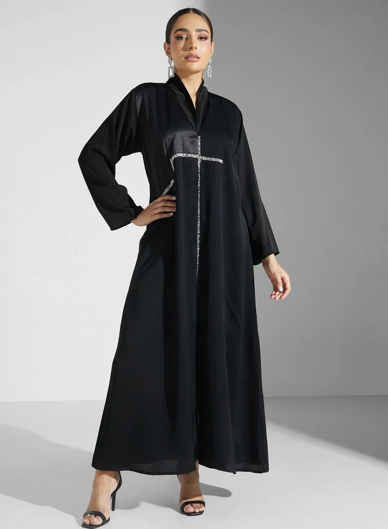 خزانة Embellished Detail Abaya