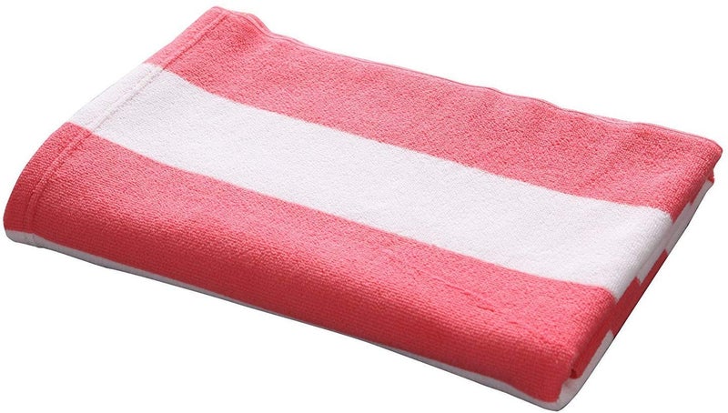 AMZ Large Beach & Pool Towel - 30"x60" Oversized Cabana Stripe, Hotel Quality-Luxuriously Soft, Absorbent & Plush Towel - Image 3