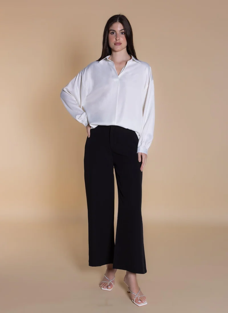 SHAPES COMFORT SATIN BLOUSE