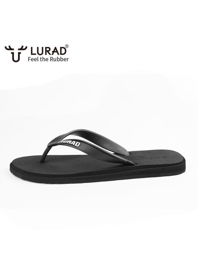 LURAD صنادل شاطئية للرجال، أنيقة ومتينة، سوداء، مقاس 41-42 - Image 5