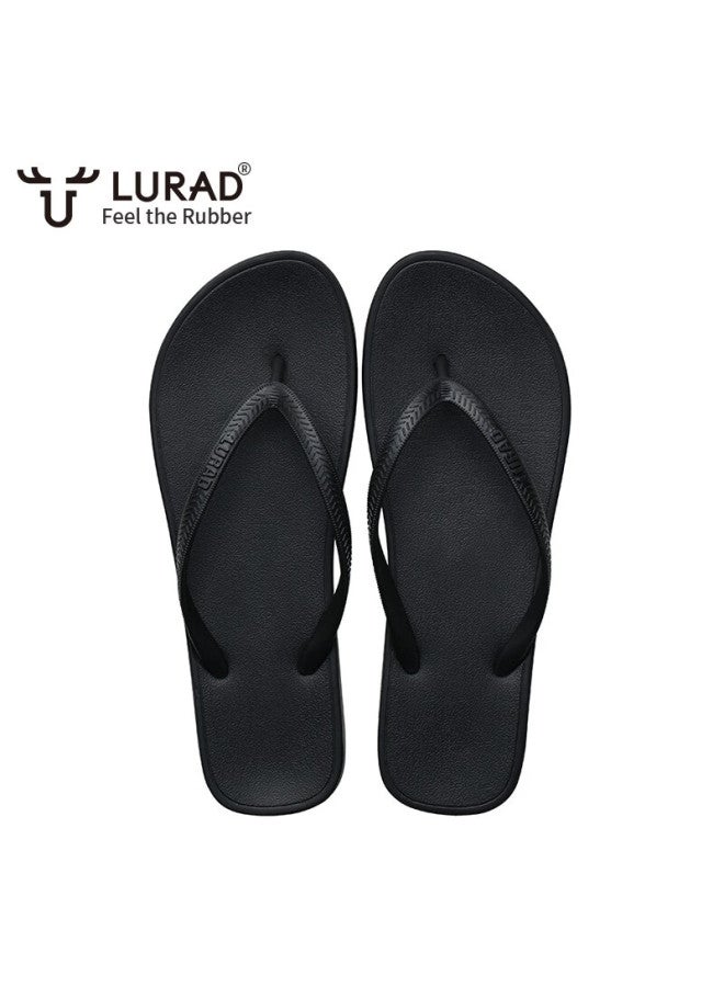LURAD صنادل شاطئية للرجال، أنيقة ومتينة، سوداء، مقاس 41-42 - Image 3