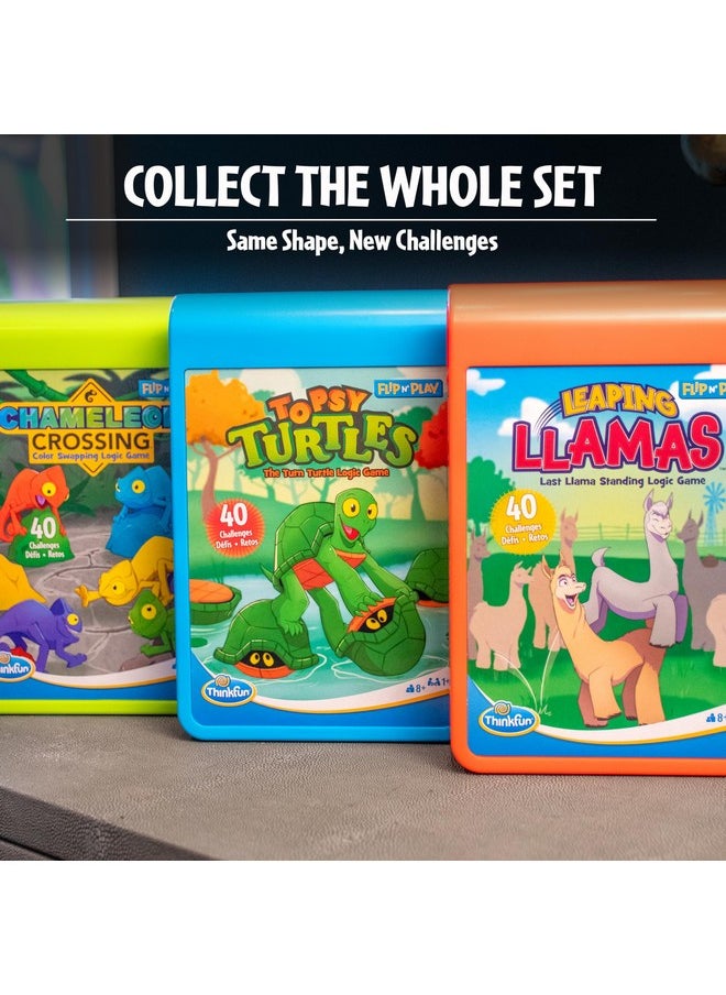 thinkfun ThinkFun Flip N' Play: Chameleon Crossing Travel Logic Game for Road Trips, Plane Rides, and Vacations  - Image 4