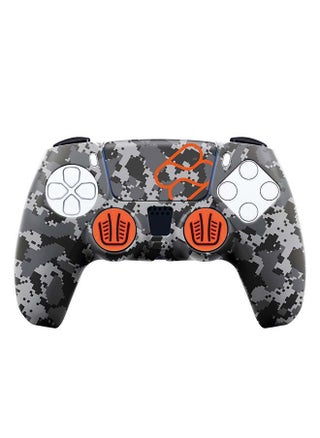 FR-TEC CAMO DIGITAL BLACK SILICONE PROTECTOR + GRIPS + DUALSENSE TOUCHPAD STICKER - PS5 CONTROLLER CUSTOM KIT - pzsku/ZC02910DED67742D7EFE5Z/45/_/1644322563/a8acb4b3-254d-46c7-bc0d-6f5efce04518